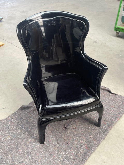 Fauteuil met voetbank