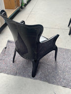 Fauteuil met voetbank