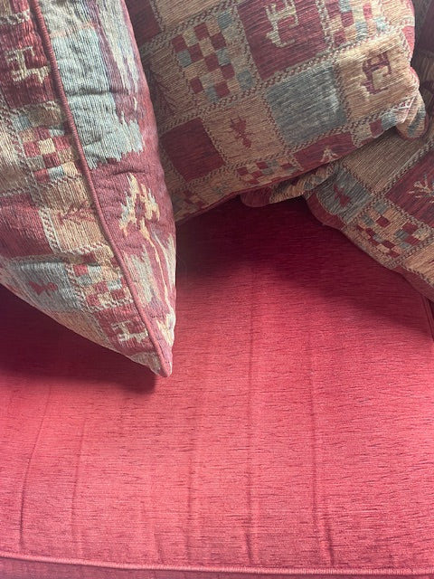Leuke zetel met kussentjes
